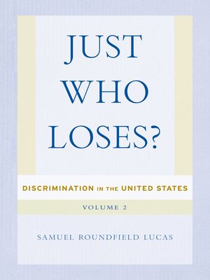 cover image of Just Who Loses?
